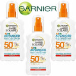 Garnier Ambre Solaire Advanced Sensitive Spray Kids Spf+50 200ml – Ptipairs Lot de 3
