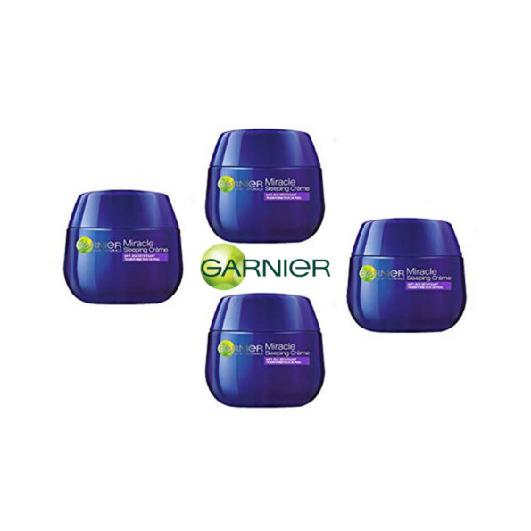 Garnier Skin Active Miracle Sleeping Crème Nuit 50 ml – Ptiparis Lot de 4