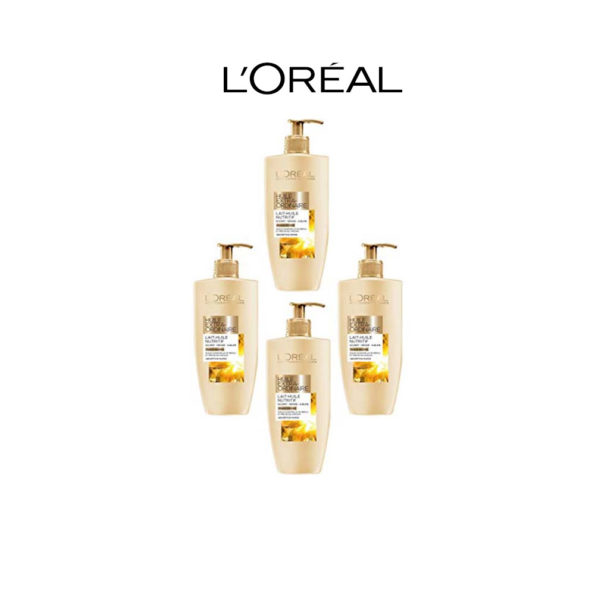 L'Oreal Body Expertise Lait Hydratant Nourrissant pour le Corps 250 ml, lot de 4 (4 x 250 ml)