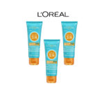 L'Oreal Sublime Sun Cellular Protect Crème Solaire Visage Multi-protectrice FPS50 75 ml, lot de 3