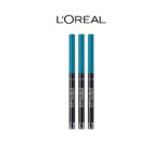L’Oréal Paris Make Up Designer Infaillible Contour Resist Liner Waterproof 317 Turquoise Thrill – Lot de 3
