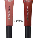 L’Oréal Paris Make Up Designer Infaillible Rouge à Lèvres Mat 201 Hollywood Beige 8 ml + Mat 205 Apocalypse Red 8 ml – Lot de 2