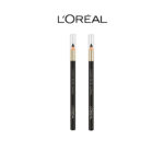 L’Oréal Paris – Crayon Eye-Liner Color Riche Le Khôl 101 Midnight Black – Lot de 2