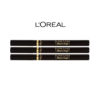 L’Oréal Super Liner Black’N Sculpt Feutre Noir – Lot de 3