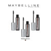 Maybelline Brow Precise Mascara – Fiber Filler – Medium Brown 8ml – Lot de 3
