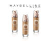 Maybelline Fond de Teint Dream Satin Fluide FPS13 – 68 Caramel Ambré, lot de 3 (3 x 30 ml)
