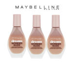 Maybelline New York Dream Wonder Nude – Fond de teint liquide – 30 sable – Lot de 3