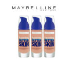 Maybelline New York Superstay Better Skin – Fond de teint liquide – Lot de 3 (032 golden)