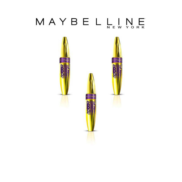 Maybelline Volume Express Colossal Big Shot Mascara Noir – Ptiparis lot de 3