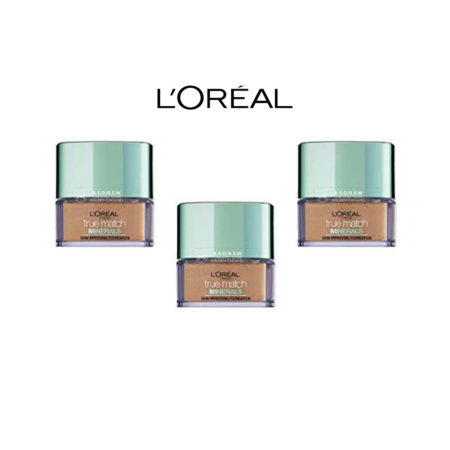 L’Oréal Paris Poudre Accord Parfait Minéral 6,5D/6,5W Caramel – Ptiparis Lot de 3