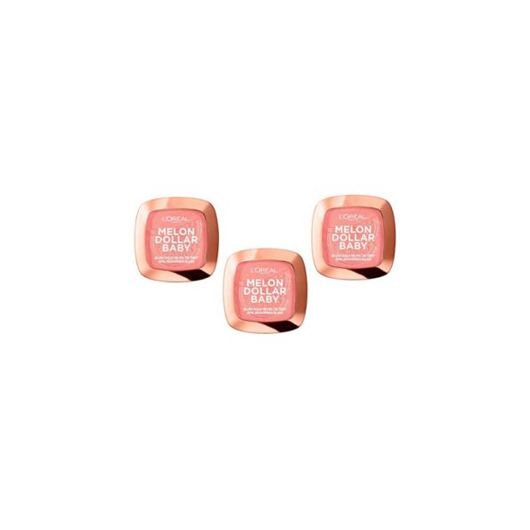 Wake Up And Glow Blush Melon Dollar Baby 03, lot de 3