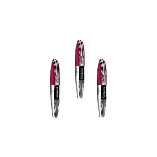 Mascara Faux Cils Allongeant Intenza Noir, lot de 3
