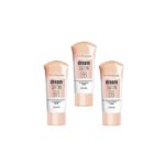 Dream Satin BB Crème Perfectrice de Teint FPS30 Bonne Mine, lot de 3 (3 x 30 ml)