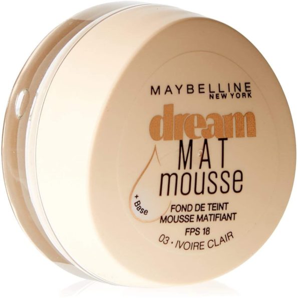 Maybelline New York Dream Mat Mousse 03 Ivoire Claire 2