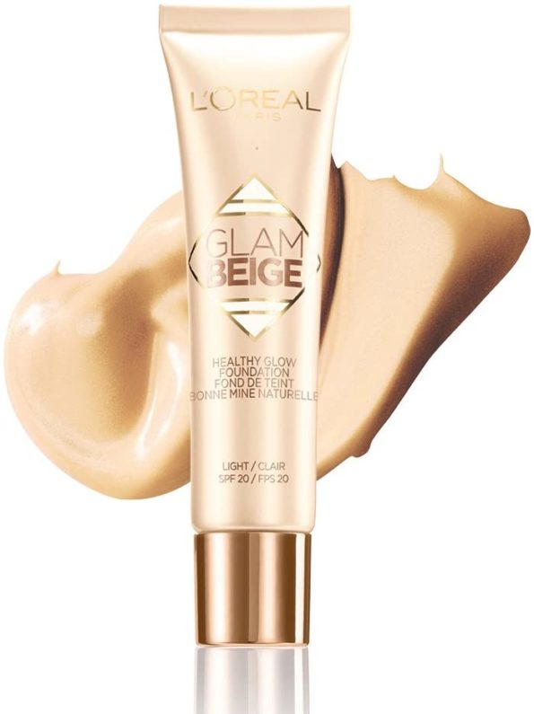 Loreal Paris Glam Beige Fond De Teint Effet Bonne Mine Peau Claire 3