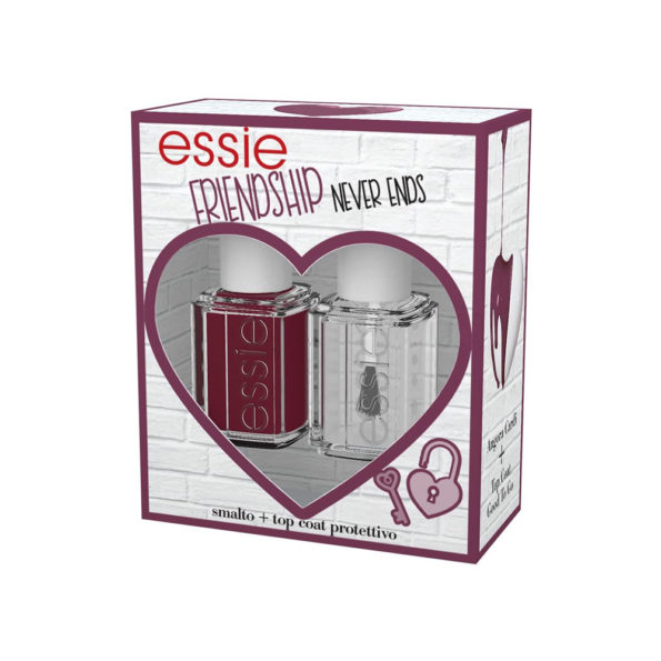 Essie Idee Cadeau Pour La Saint Valentin En Edition Limitee Top Coat+vernis A Ongles 42 Angora Cardi