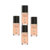 Face Finity All Day Flawless 3 in 1 Foundation 75 Golden, lot de 4 (4 x 30 ml)