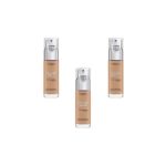 L'Oréal Paris Fond de Teint Fluide Accord Parfait - 4.5N Beige Peau (True Beige), Lot de 3 (3 x 30 ml)