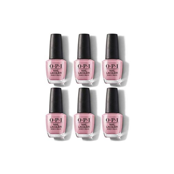 OPI Nail Lacquer 15ml – Rice Rice Baby, lot de 6 (6 x 15ml)
